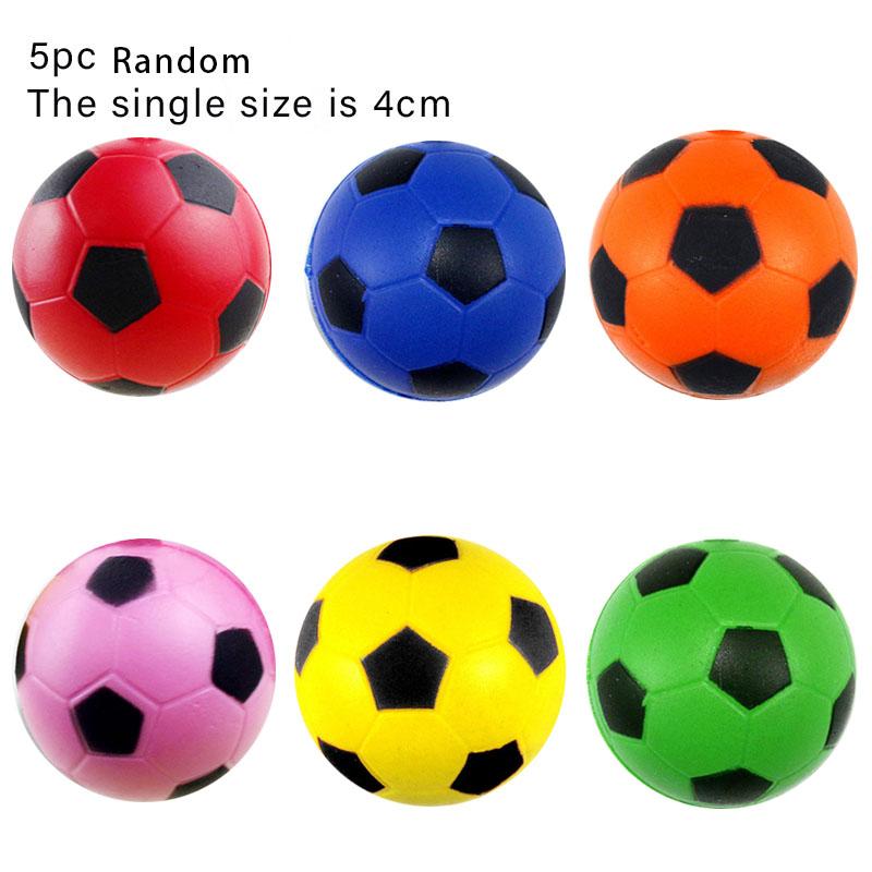 Funny Toy Balls 4CM Football Bouncy Balls Jumping Solid Elastic Rubber Balls Kids Boys Happy Soccer Theme Birthday Party Decors