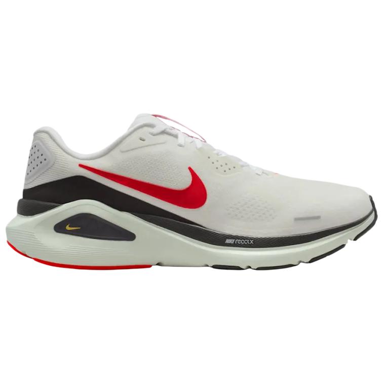 Nike Structure 26 White Medium Ash Men Sneakers Spruce-Aura Bright-Crimson HJ1102-106
