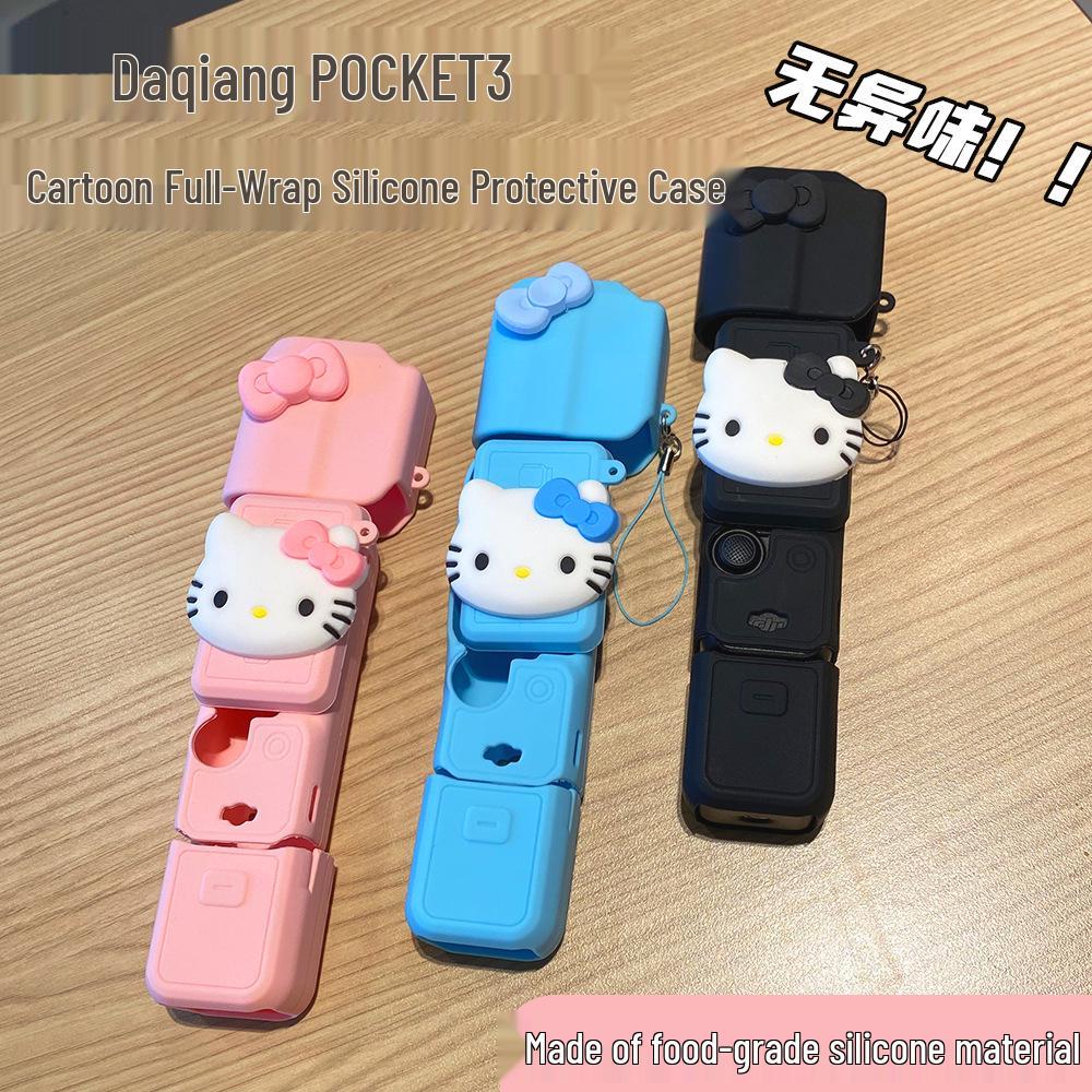 Cartoon DJI Pocket 3 Silicone Protective Case for Action Camera