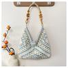 Large Capacity Woven Bag Women'S Summer Seaside Vacation Straw Bag Commuter Fashion Shoulder Tote Bag