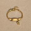 Stainless Steel Children'S Bracelet, Women'S Fashion 26 English Alphabet Jewelry, Simple Jewelry 798