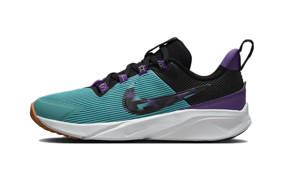 

Nike Star Runner 4 SE Abrasion Resistant Low top Kids Running Shoes Blue Purple Children Aged 3 7 Years Old FJ1806-300 29.5