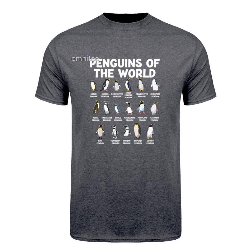 Pinguin Pinguine Tiere der Welt Pinguin-Liebhaber T-Shirt Sommer Lustiges Unisex-T-Shirt Unisex-Kleidung HJ020