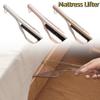 Plastic 2 In 1 Mattress Lifter Ergonomic Bed Cleaning Brush Furniture Mover Pet Hair Removal