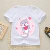 2025 New Fashion Cute Shiba Inu Girls Boys Print T Shirt Tops Kids Funny Clothes Cartoon Children Round Neck New Tshirt