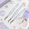 Cute Cat Print Journal Scrapbooking Tweezers Angled Tip Tweezers  Scrapbooking Tools