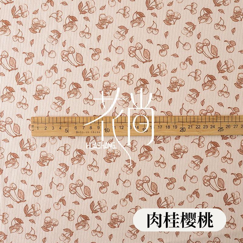 100*150cm Soft Elastic Thick Corduroy Fabric Graffiti Small Heart Winter Children's Clothing Handmade Jacket Shoes Bag
