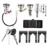 Car Lock Cylinder & Key For Mitsubishi Pajero Shogun Montero MK2 V31 V32 MR259744