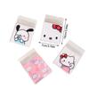 100Pcs Cute Cartoon Printed Opp Clear Packaging Bags Candy Bag Self-Adhesion Storage Bag Diy Gift Pastry Sealable Bag
