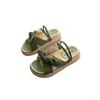 Fashion Sandias  Internet Hot with Skirt Summer Fairy Style 2025 New Style Fashion Student Platform Roman Lady Sandal Flat Shoes
