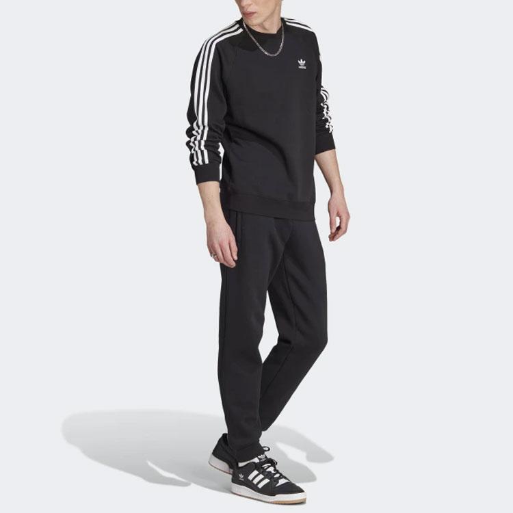 Adidas Originals Adicolor Classics 3-Stripes Crew Sweatshirt Men Sweatshirt Black IM2087