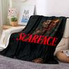 Scarface Saga Flannel Blanket Throw Blanket Soft Warm Sofa Bed Camping Home Decor Unique Christmas Gift C921194