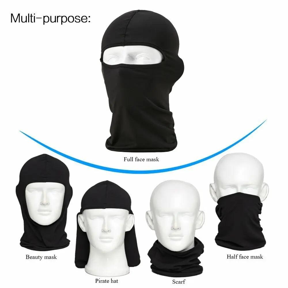 UV Protection Ski Sun Hood Tactical Motorcycle Helmet Bandana Neck Windproof Face Shield Biker Mask Balaclava Full Face Mask