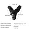 Motorcycle Chin Bracket Wear-resistant Shockproof Camera Holders Adjustable Lightweight Mount Holder Adults Supplies