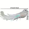 1PC Simulated Foam Feather Bird Christmas Decoration Pink Christmas Tree Pendant 3D Fake Craft Birds Christmas Decoration