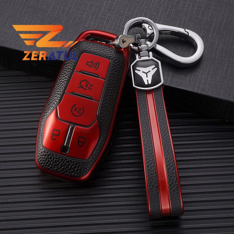Tpu Car Remote Key Case Cover Shell Fob Holder Keychain For Ford Fusion Mondeo Mustang F 150 Explorer Edge