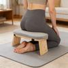 Skládací meditační lavice, Moderní klekací stolička pro všímavost a relaxaci, Ergonomický design s náklonem 5° dopředu