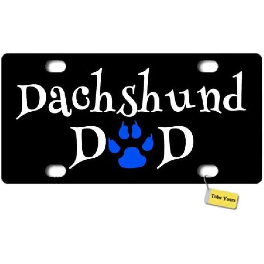 Номерной знак такса мама напечатанный авто грузовик передняя бирка персонализированный металлический номерной знак такса 6 x12 Metal License Plate II