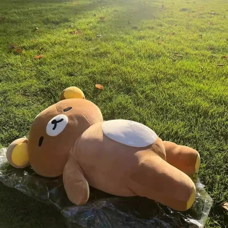 

Fat House Easy Bear L Size Cuddle Sleeping Doll Doll Plush Doll Toy Cute Birthday Gift Throw Pillow 35cm【0.23kg】 коричневый