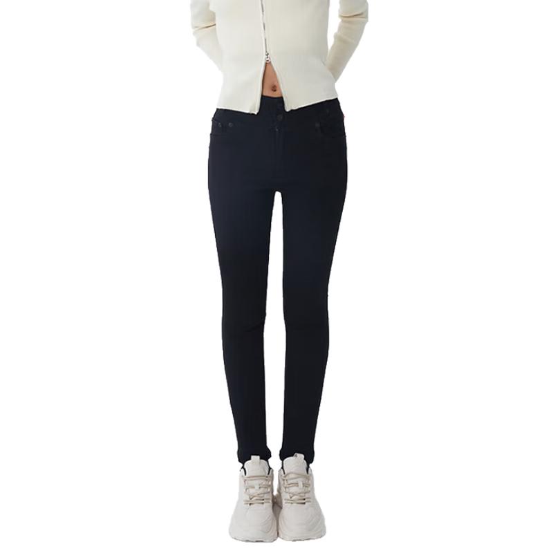 

Jin Yujie Women s High-Waist Skinny Duck Down Pants S