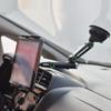Soporte para tableta de coche con brazo largo y ventosa para iPad Pro Air de 4 a 13 pulgadas, tableta Xiaomi, SUV, camión, vehículo, elevador, parabrisas y ventana.