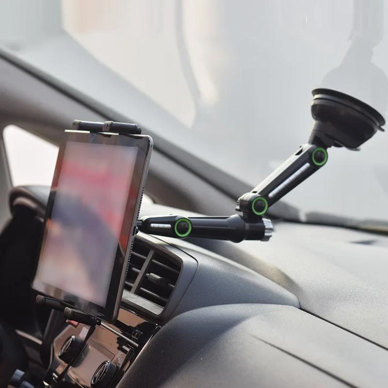 Soporte para tableta de coche con brazo largo y ventosa para iPad Pro Air de 4 a 13 pulgadas, tableta Xiaomi, SUV, camión, vehículo, elevador, parabrisas y ventana.