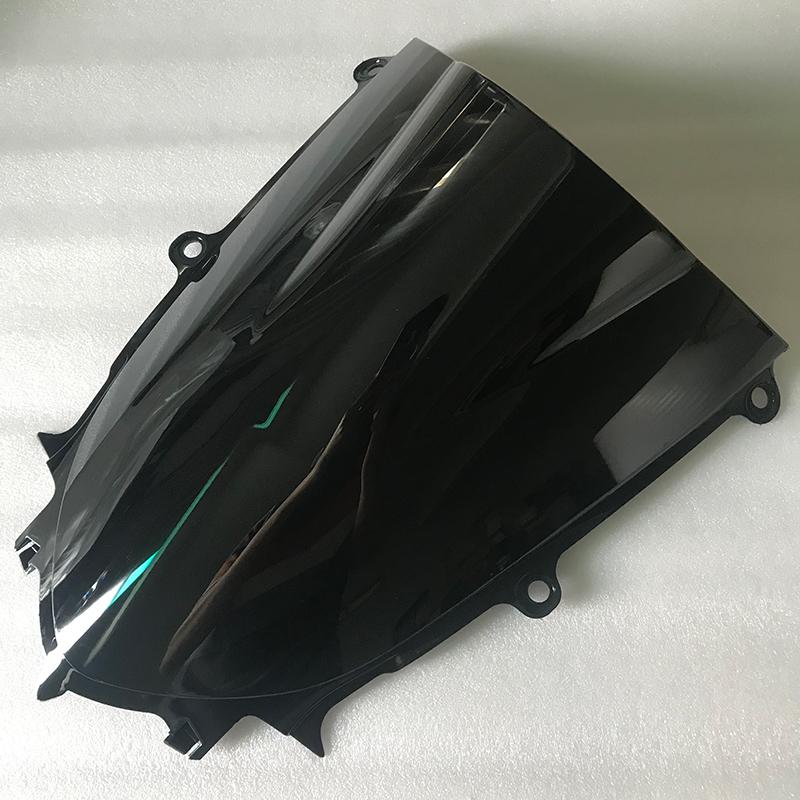 

Motorcycle Double Bubble Windshield Windscreen Screen For 2024 Yamaha YZF-R7 YZF R7 YZF600 R6 2017 2018 чорний