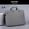 Men's 15-16 Inch Laptop Shoulder Bag - Large Capacity Business Briefcase with Custom Logo Print