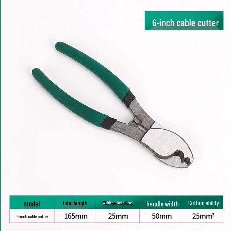 Electrician's 6/8-Inch Wire Cutter & Stripper Pliers Scissors