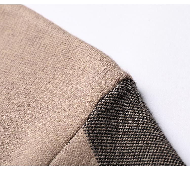 Men's Slim Fit Long Sleeve Knitted Cardigan - Spring/Autumn Casual Businesswear