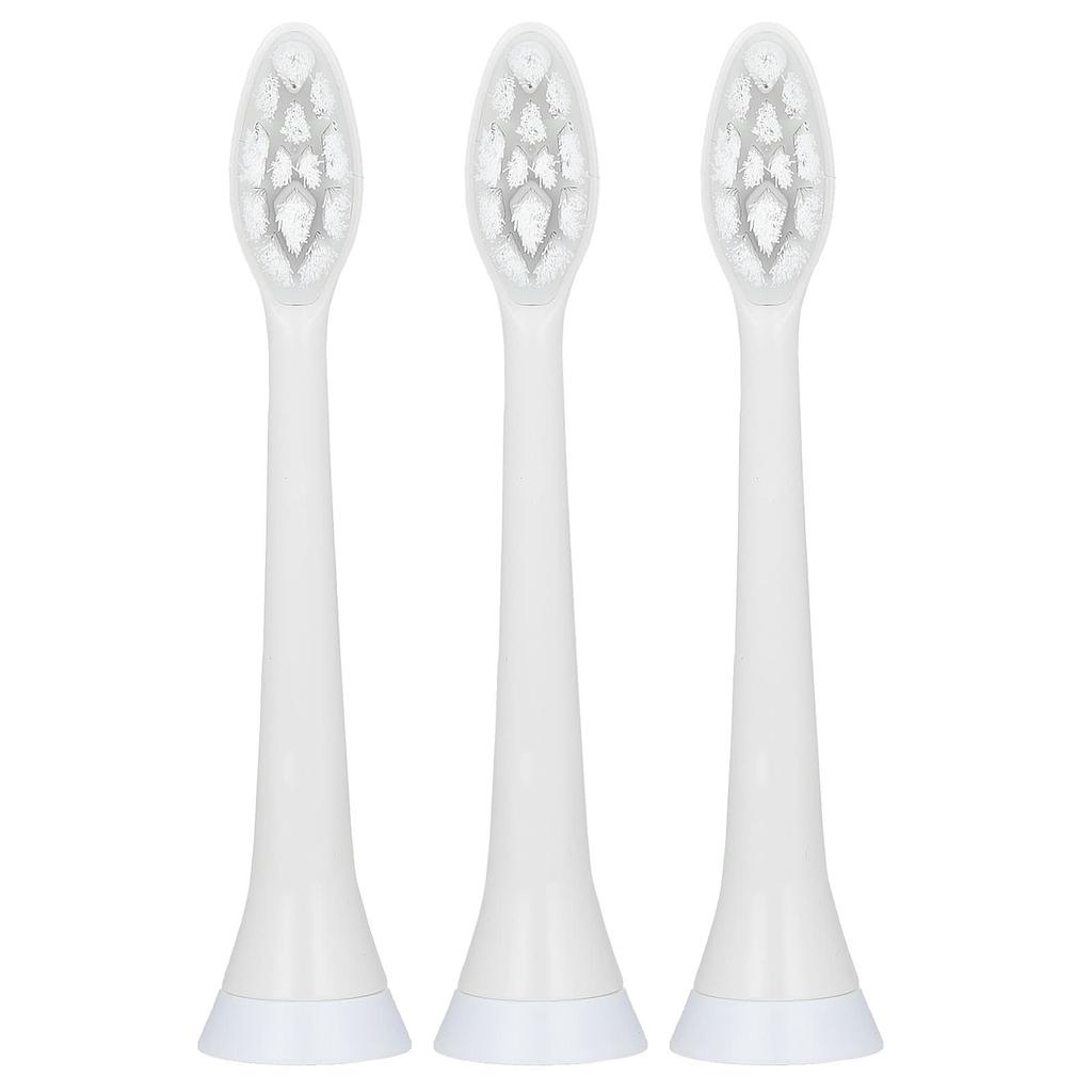 Eco-friendly brush head, soft bristles, 3 pack