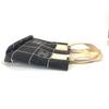 CHANEL Chocolate bar CC CC Mark Bag Tote Bag Hand Bag Canvas Black/White