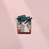 Animal Cartoon Unique Style Letter Pin Brooch Featuring Creative Design Gunwielding