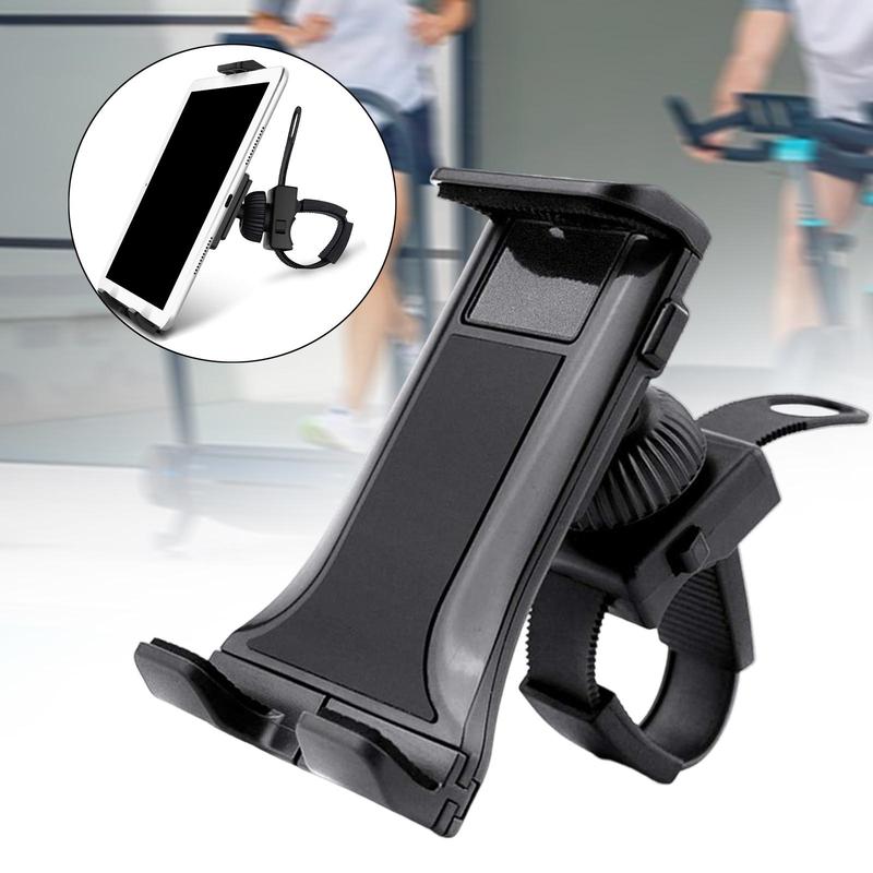Motorcycle Phone Holder 360 Rotation Mountain Road Bike Detachable Anti Shaking Mobile Phone Clamp for Stroller Treadmill E Bike