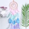 AWLEE Colorful Dream Catchers, Handmade Feather Native n Circular Net for Kids Boys Girls Bedroom Wall Hanging Decoration Decor Nursery Wall Art