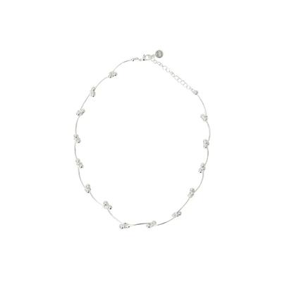 Dot Chain Necklace LISSE - Silver