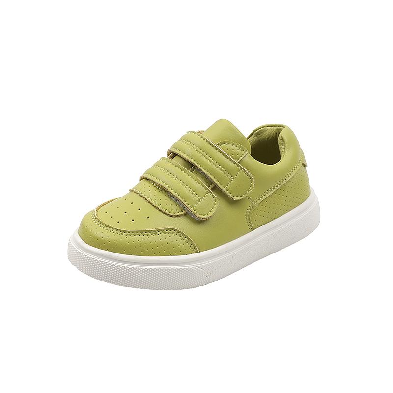

Genuine Leather Children Shoes Unisex White Kids Sneakers Breathable Soft Sole Outdoor Tennis Fashion Boys Girls Shoes 36