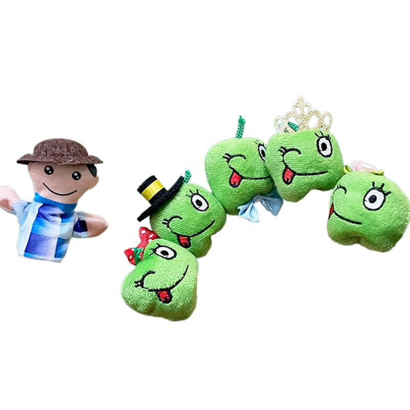 Early Childhood Farmer Education Toy Farmer Puppet Interaction Parentchild