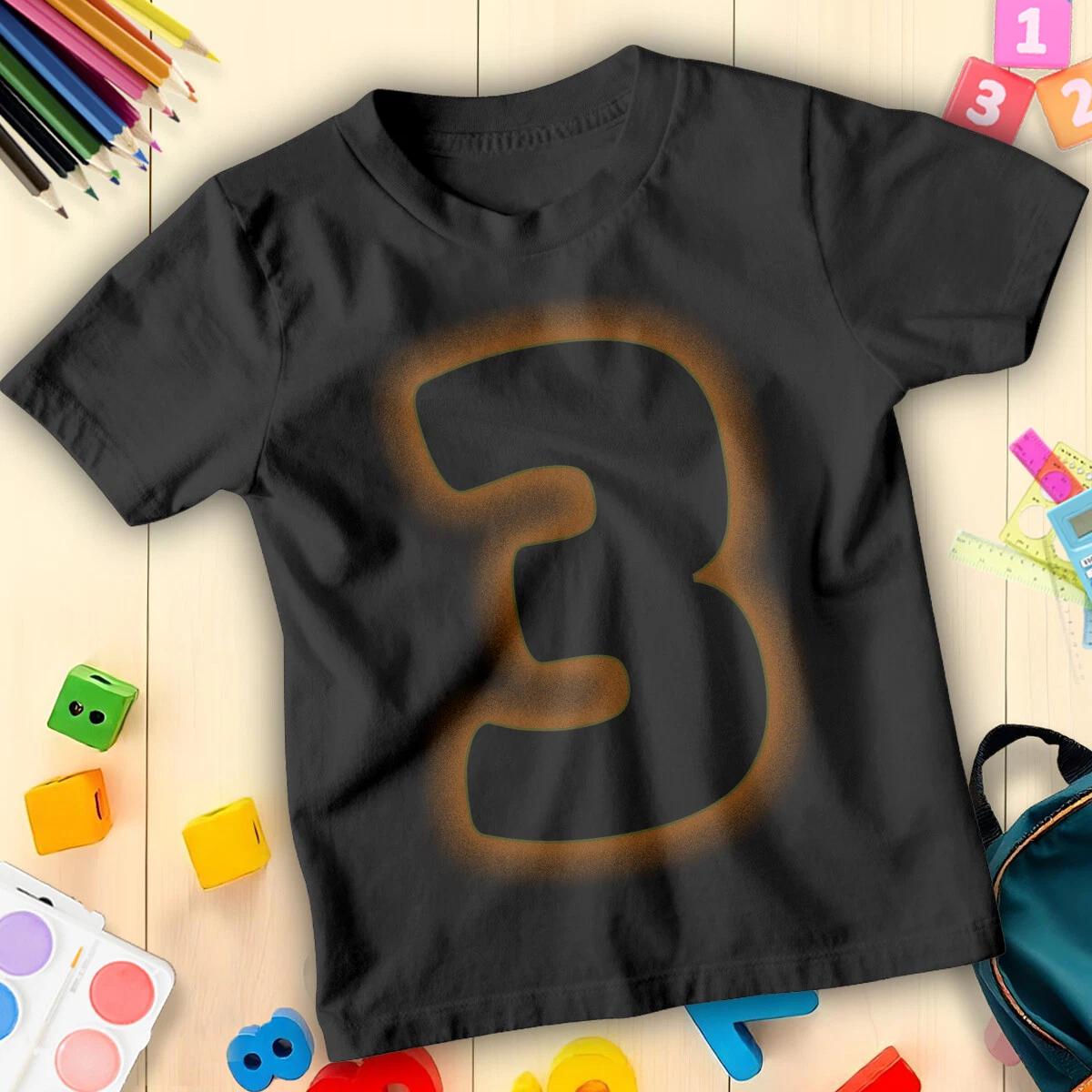 Personalised Boys and Girls Bold Maths Day T-Shirt Tee for Kids Number Day #ND L