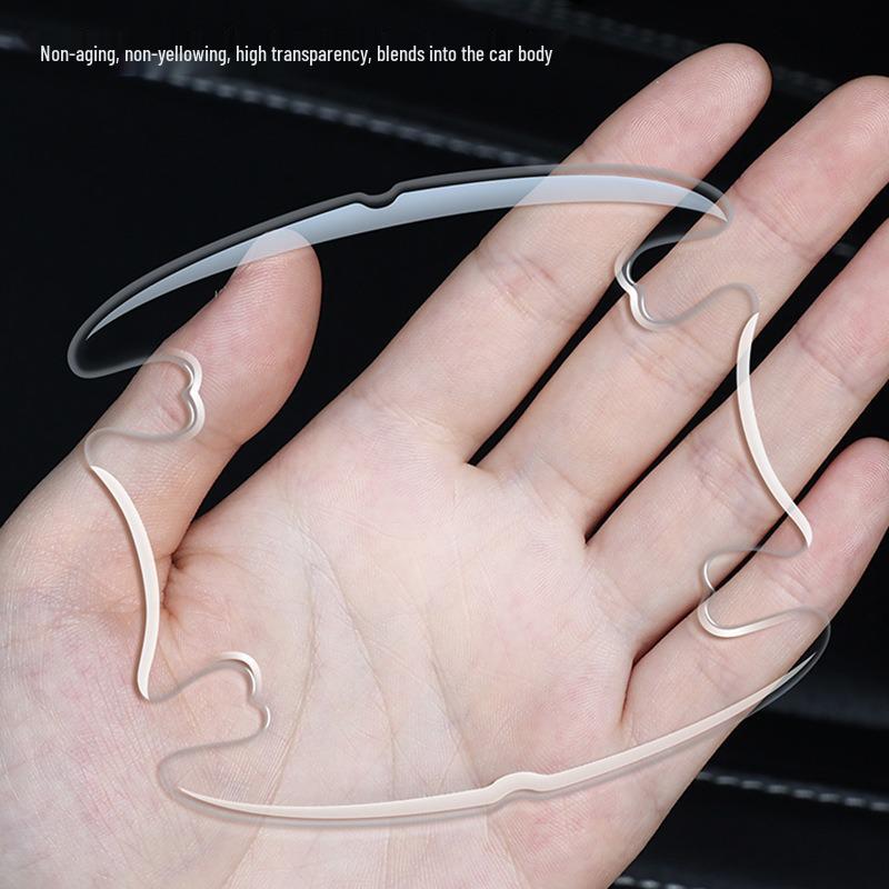 Universal Transparent Car Door Handle Protective and Decorative Anti-Scratch Sticker