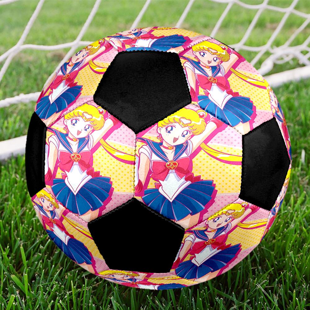 Sailor Moon Theme Size 5 Soccer Ball, Suitable for Both Indoor and Outdoor Matches, a Gift Suitable for Everyone.