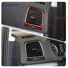 Sticker For Volkswagen Sharan 7N 2010 2011 2012 2013 2014 2015-2023 Real Soft Carbon Fiber Car Air Outlet Side of Center Console