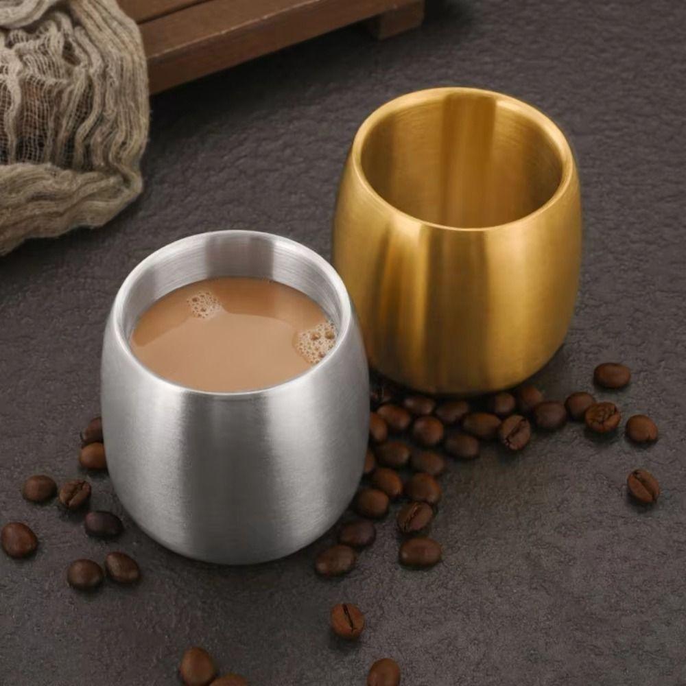 Copo de Água Reutilizável de Aço Inoxidável para Crianças Anti-queda Isolamento Térmico Caneca de Café Suco