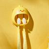 Cute Toothbrush Holder Multipurpose Punch Free Cartoon Animal Wall Mounted Toothbrush Stand for