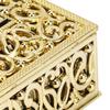 12Pcs European Style Hollow Square Candy Box Container Sugar Box Wedding SuppliesGold