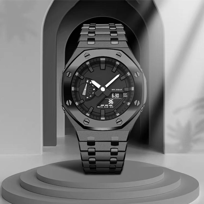 Stainless steel 316L strap kit For Casio G-SHOCK farm oak GA2100/GA2110 GA-2100 GA-B2100 metal case strap men's bracelet