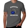 Dungeon Meowster Dnd Dungeon Master Cat With D20 Tshirt Fashion Letter Print Tshirt