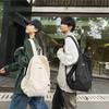 Backpack School Bag Male Japanese Junior High School High School College Student Male Large Capacity Solid Color Simple Computer Bag Backpack