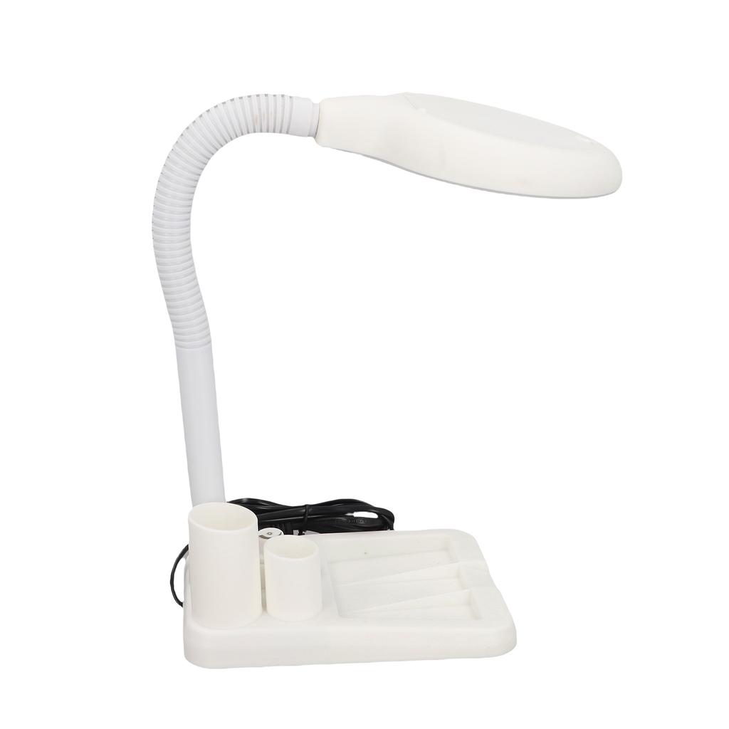 Magnifying Glass Table Lamp With 5X 10X Magnifier With 36 LED Lights White