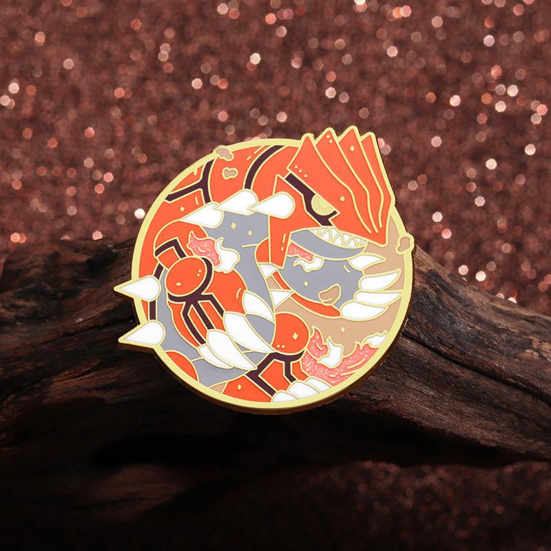 Adorable Cartoon Pokmon Legendary Monster Enamel Pin Collectible Brooch For Fans